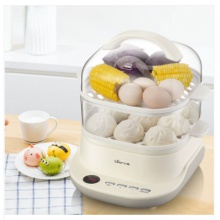 小熊电蒸锅多功能家用小型双层蒸汽锅早餐机大容量自动断电蒸笼