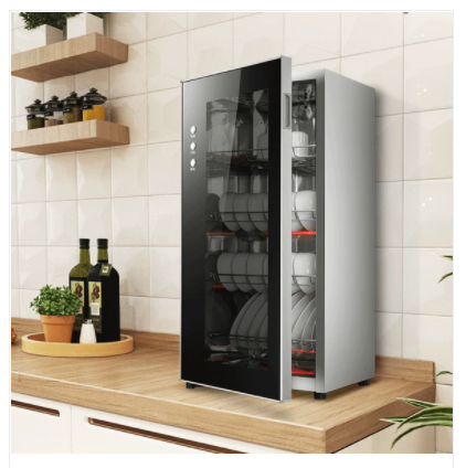 好太太消毒柜家用立式小型迷你不锈钢桌面办公茶杯紫外线消毒挂壁